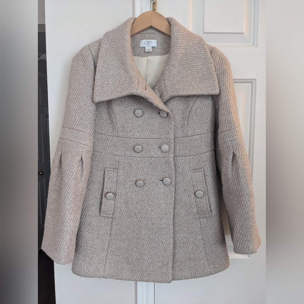 Loft wool blend coat